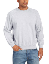 Carica l'immagine nel visualizzatore di Gallery, Fruit of the Loom Raglan Sweatshirt, Felpa Uomo, Nero (Black), Medium - Ilgrandebazar
