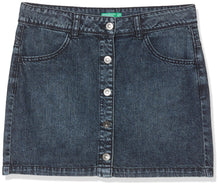 Carica l'immagine nel visualizzatore di Gallery, United Colors of Benetton Basic G2 Gonna, Bambina, Blu (Blu Denim 901), 150... - Ilgrandebazar