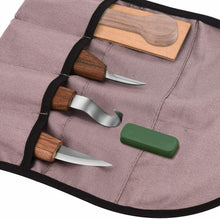 Carica l'immagine nel visualizzatore di Gallery, Set di Strumenti per Intaglio del Legno, Coltello da in Legno Kit 1