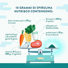 Carica l'immagine nel visualizzatore di Gallery, 500 Compresse di Spirulina Biologica 500mg, Ricca di Proteine, Calcio e Vitamine