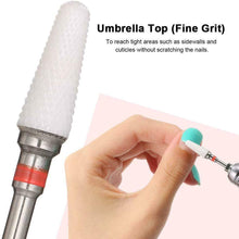 Carica l'immagine nel visualizzatore di Gallery, Punte Fresa Unghie Ceramica,Anself 5pcs Nail Drill Bits Set,Resistente Tipo 1