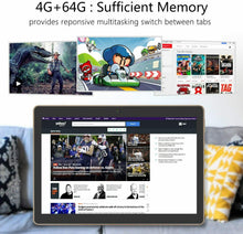 Carica l'immagine nel visualizzatore di Gallery, 4G LTE Tablet con Display 10" YOTOPT Android 9.0 PC 64 GB Nero-64GB